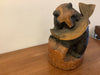 Carved Wood Hokkai Mokkogesha Bear, Japan, 1950s