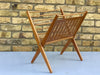 Danish Midcentury Folding Magazine Rack by Cees Braakman for Pastoe c.1950