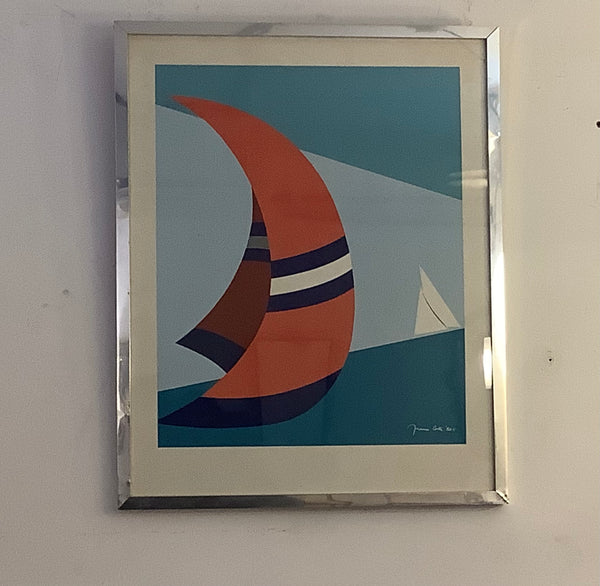 1980 Franco Costa Miami Dimez Key Boat Show - Original Vintage Poster