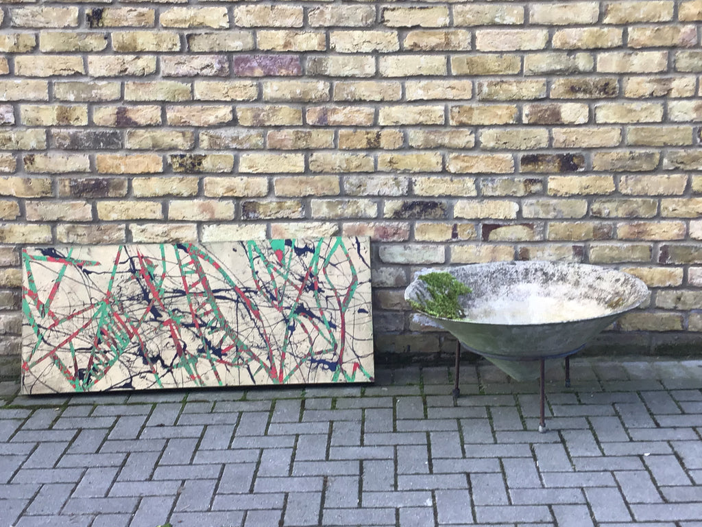Inspired Jackson Pollock painting