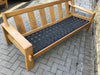 1960’s Asko 3 seater sofa 'Bonanza' 3 seater sofa in solid oak by Esko Pajamies for Asko, Finland 1960s