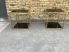 A pair of 1970’s Brass Italian tables