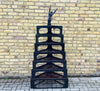 Set of 7 Japanese Lacquered Stacking Tables 19th Century.