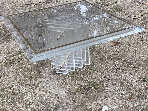 1970’s Perpex coffee table