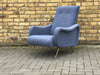 Re upholstered 1950’s Italian armchair. SOLD