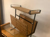 1950’s French woven magazine holder. SOLD