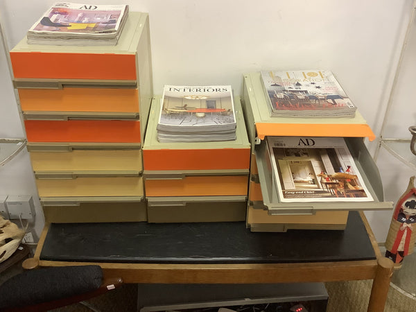 1960’s French modular filing units