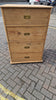 Victorian Campaign Raw Pine Chest of Drawers