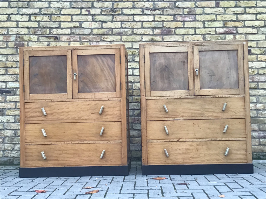 A Pair of Deco storage cabinets SOLD