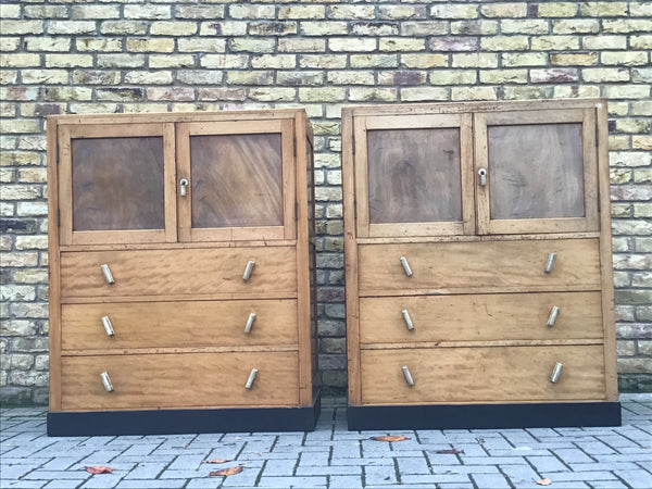 A Pair of Deco storage cabinets SOLD