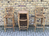 SOLD. 1950’s Italian Bamboo bar set by Bonacina