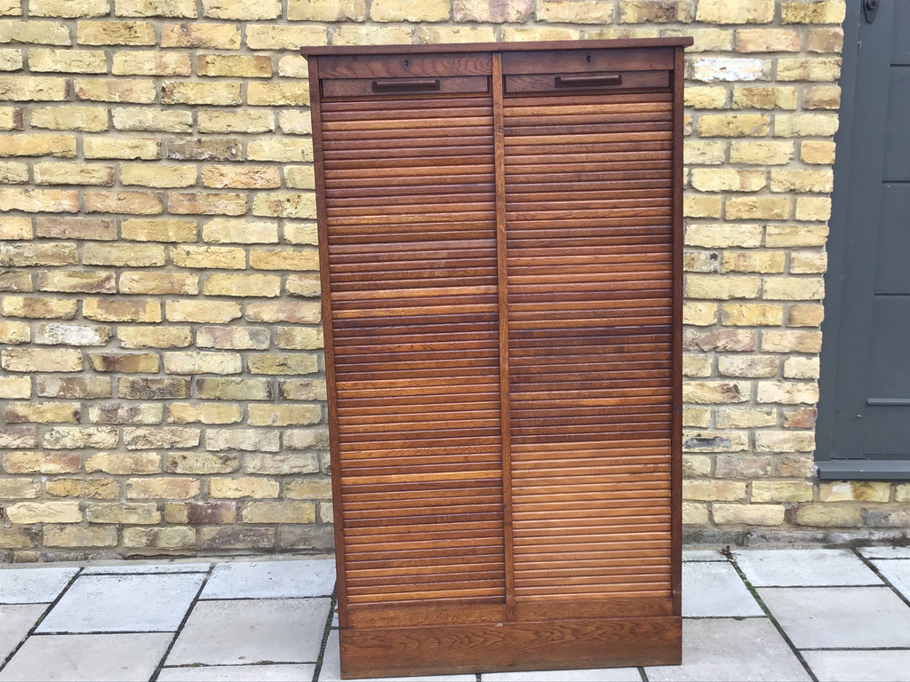 1940’s French tambour cabinet SOLD