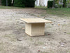 1970s  TRAVERTINE COFFEE TABLE ITALIAN