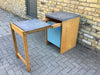 1950’s Metamorphic kitchen  kandya cabinet  table