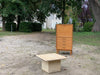 1970s  TRAVERTINE COFFEE TABLE ITALIAN