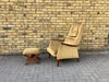 Danish Teak  Recliner armchair  & Ottoman