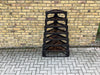 Set of 7 Japanese Lacquered Stacking Tables 19th Century.