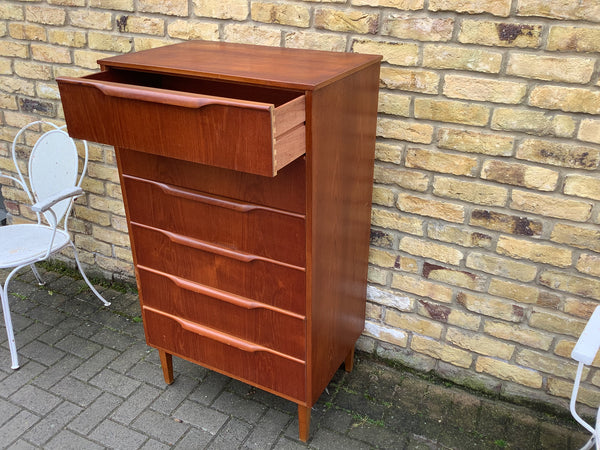 1960’s tall boy chest of draws