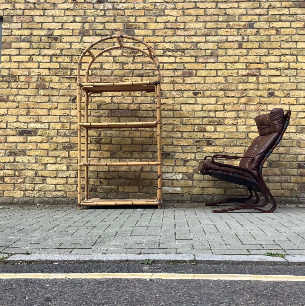 1970’s bamboo bookcaseSOLD