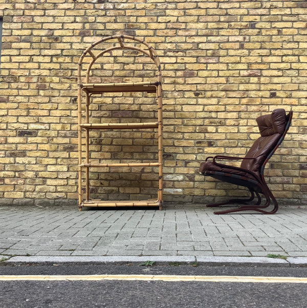 1970’s bamboo bookcaseSOLD