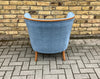 1940’s French reupholstered armchair SOLD