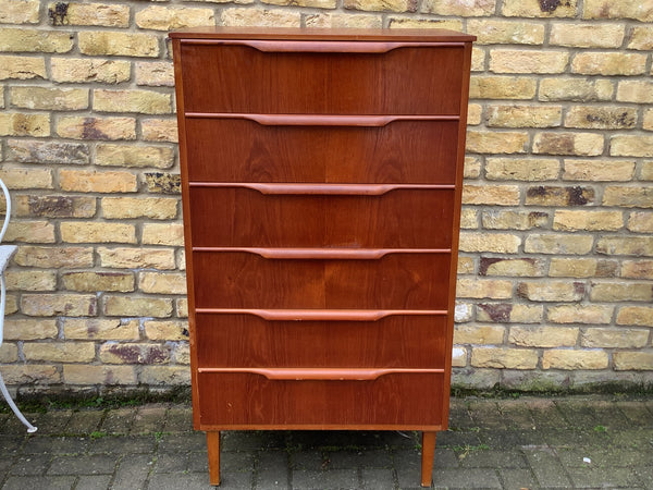 1960’s tall boy chest of draws