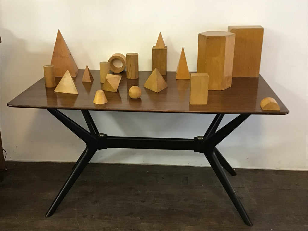 Vintage Geometric wooden shapesSOLD