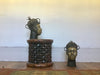A pair of Benin Bronze heads SOLD